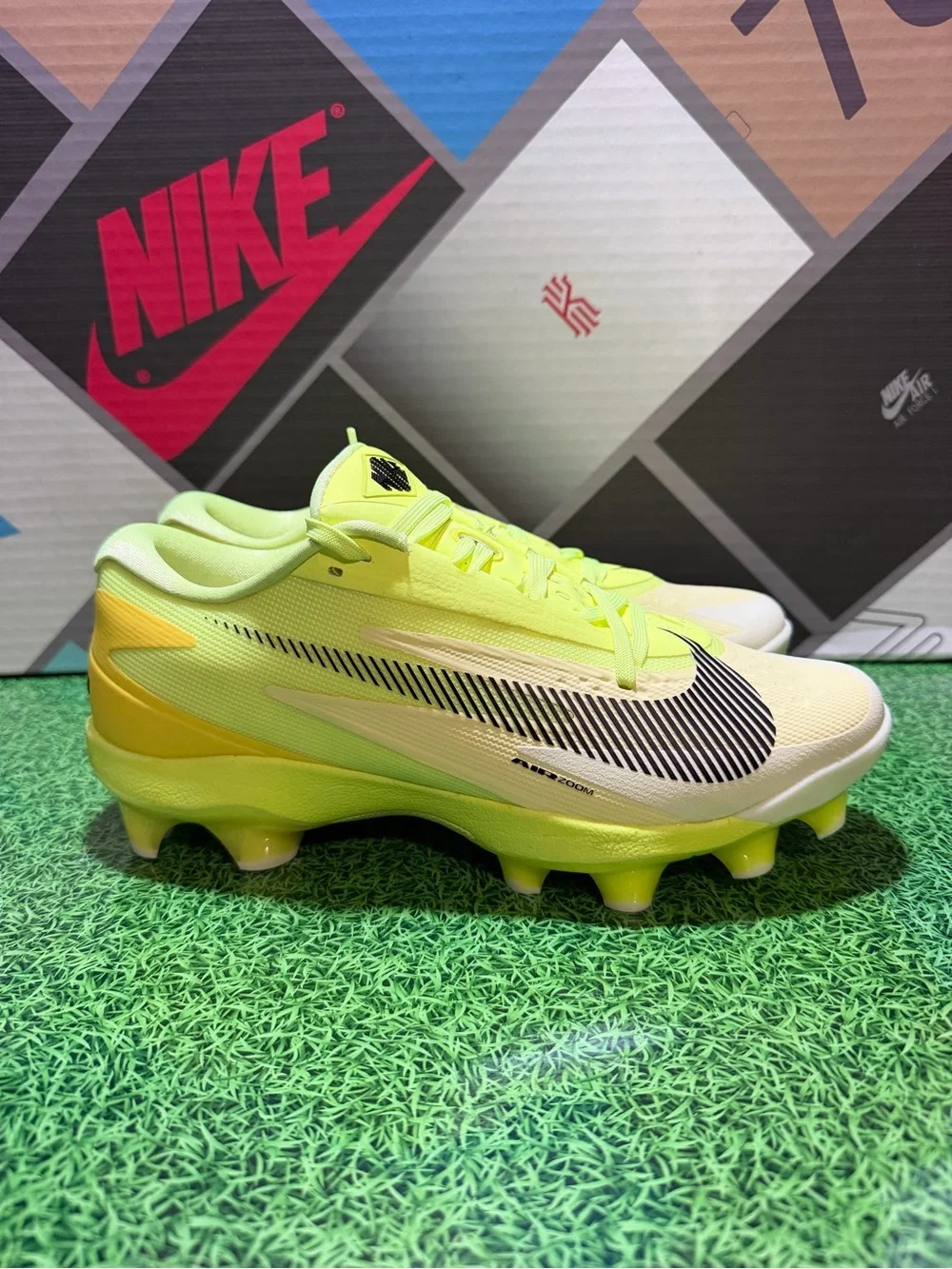Nike Diamond Standout MCS Baseball Cleats ‘VOLT ICE’ Men Sz 9.5 II7344-700 NEW